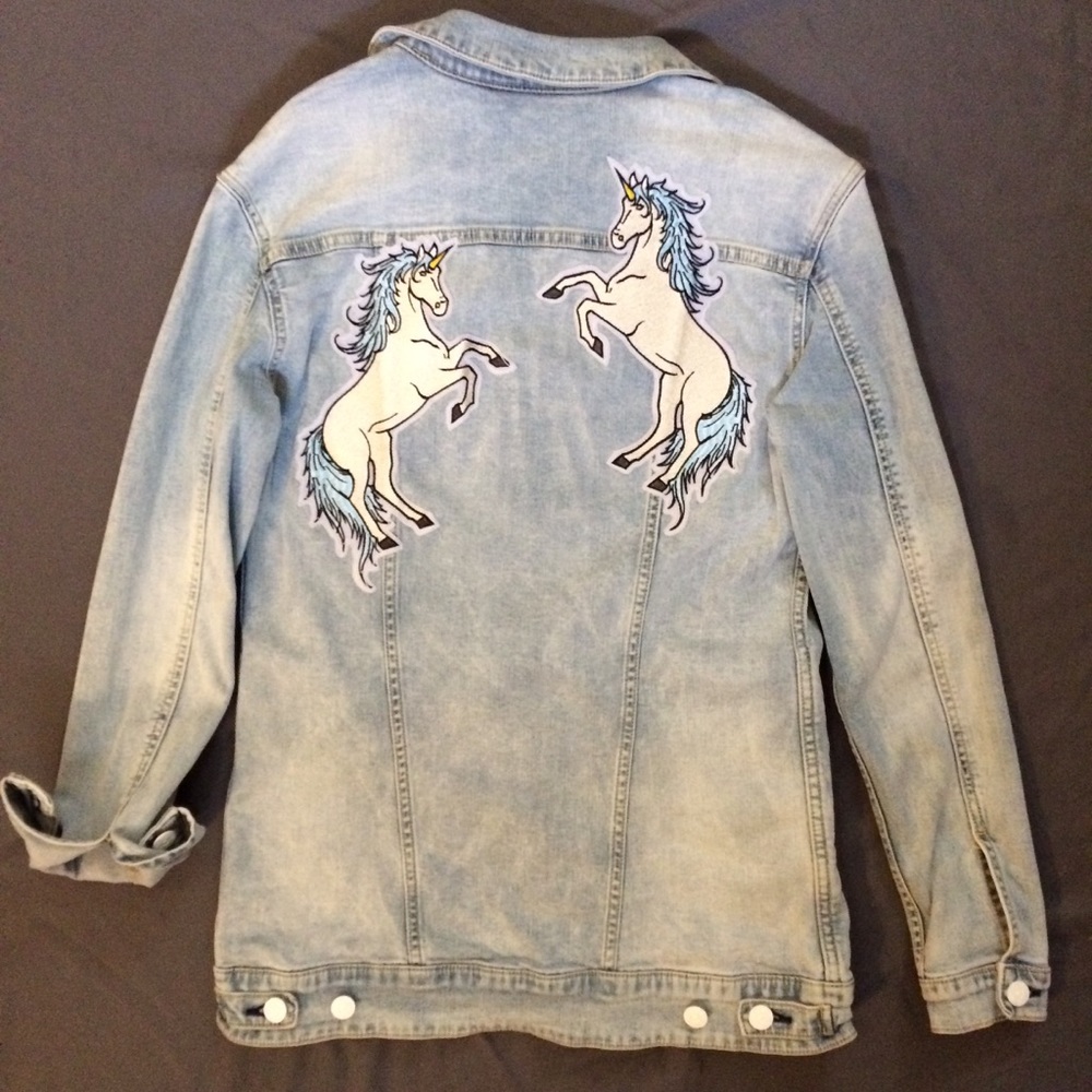 LuLaRoe unicorn Jaxson jean jacket